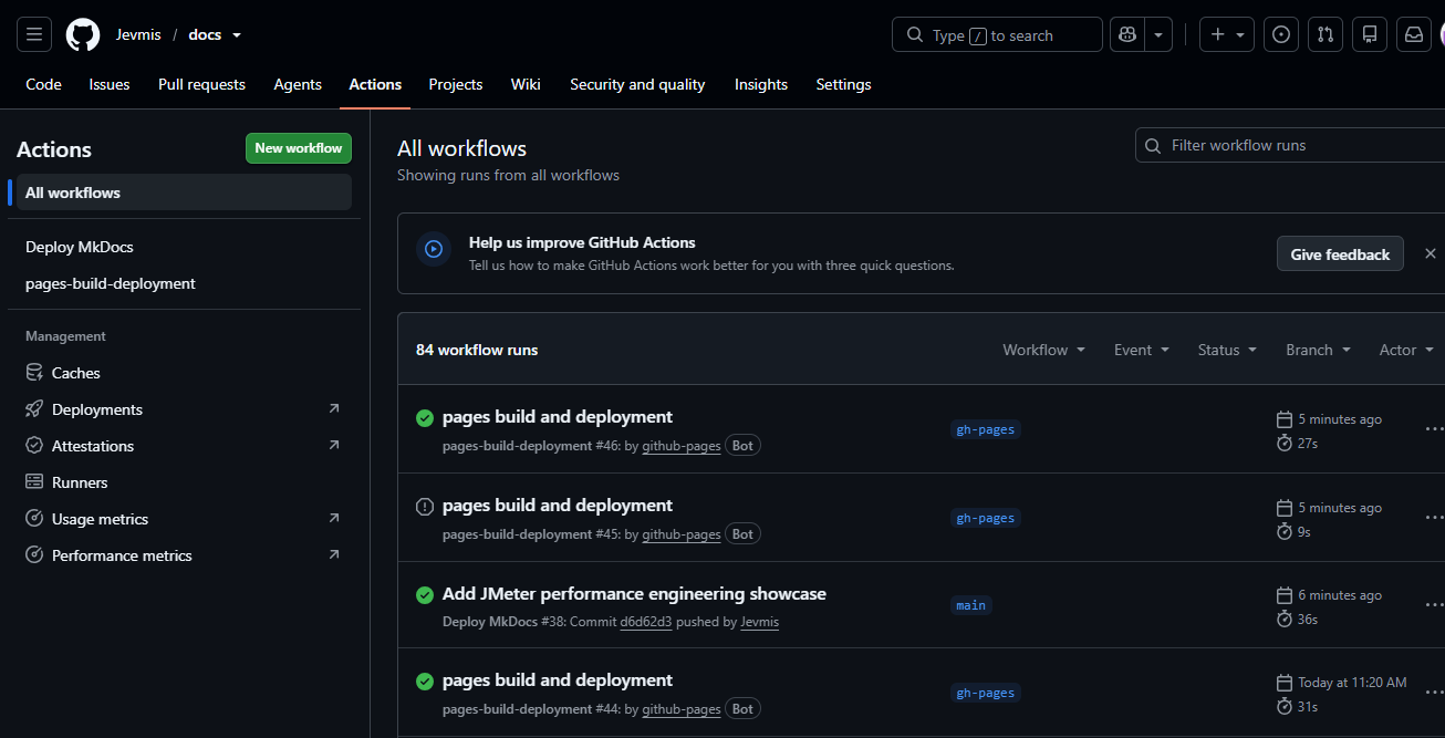 Git Actions